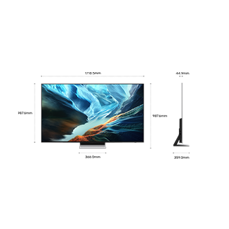 77" OLED S90H 4K Samsung Vision AI Smart TV (2026) Graphite