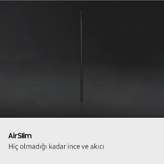 Neo QLED TV’nin profilden görüntüsü ile son derece ince tasarımı gözler önüne seriliyor.