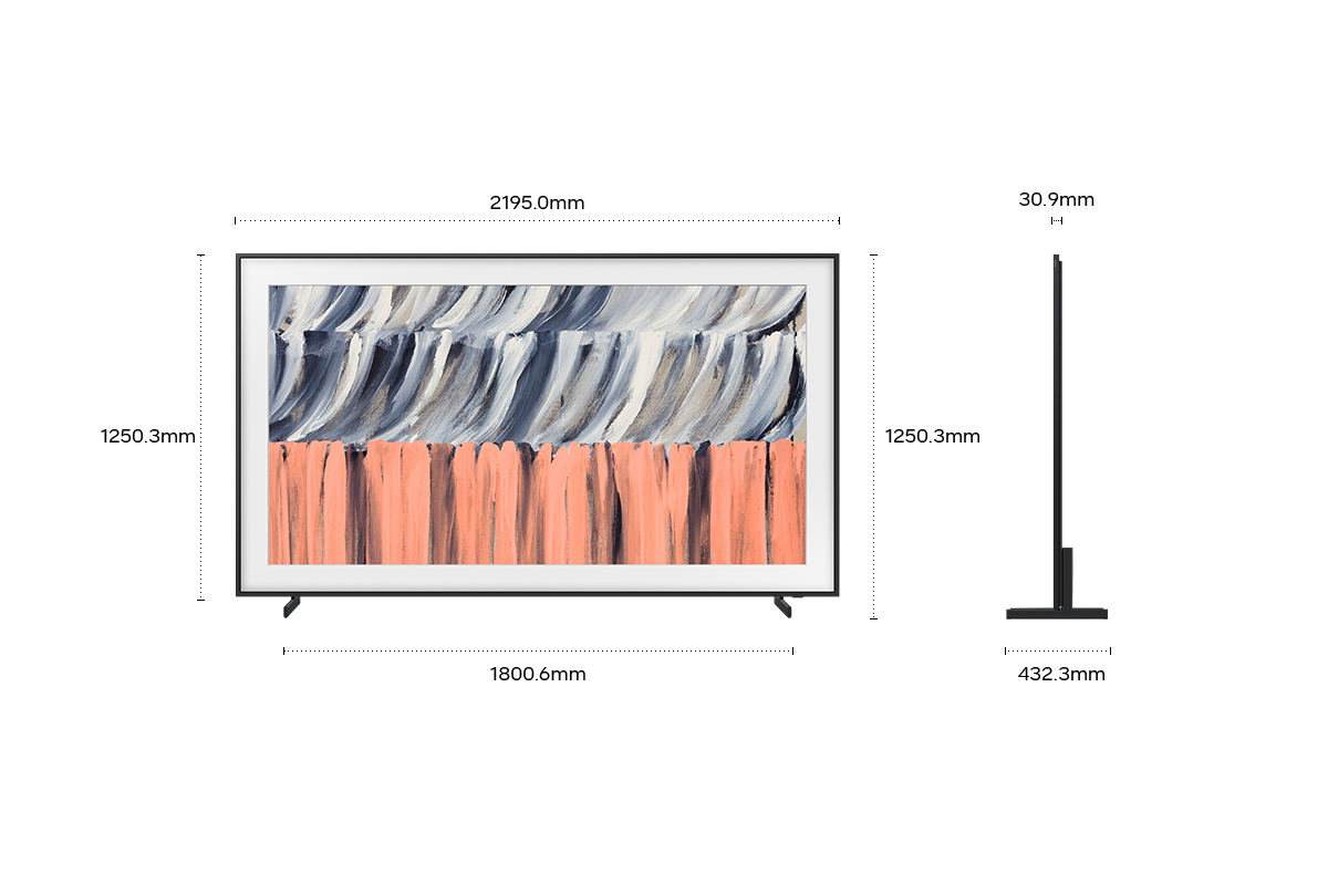 98" The Frame LS03HE 4K Samsung Vision AI Smart TV (2026) Black