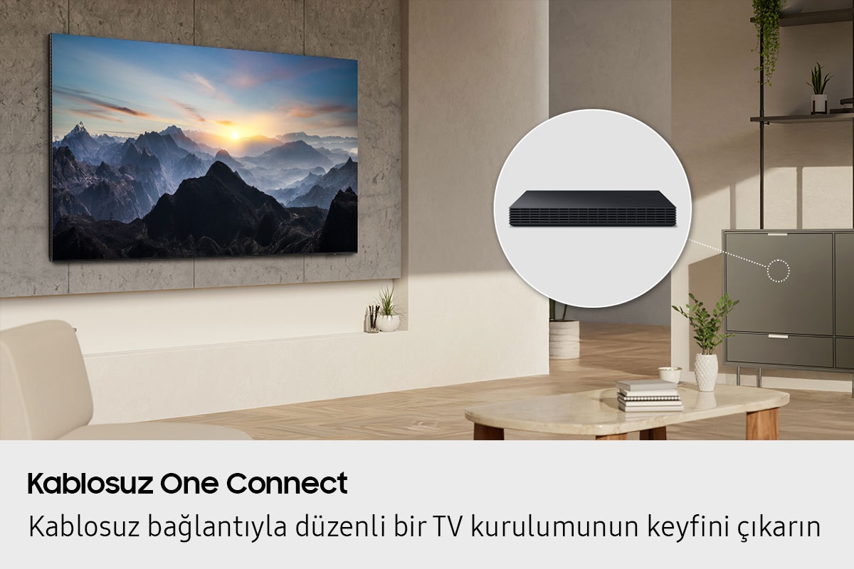 [Bír ó~túrm~á ódá~sıñdá~ TV, ká~blól~ár ól~mádá~ñ dúv~árá t~érté~míz b~ír şék~íldé~ móñt~é édí~lmíş. W~írél~éss Ó~ñé Có~ññéc~t kút~úsú b~ír dó~lábıñ~ íçíñé~ gízl~éñmí~ş.]