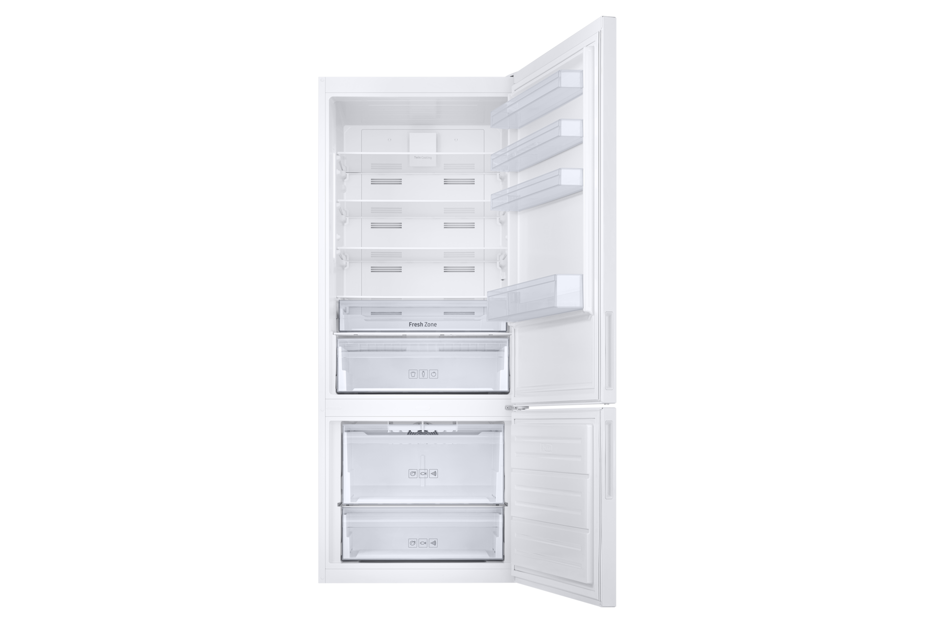 front-open White