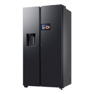 Bespoke AI Refrigerator SBS AI Home R-Perspective Black Doi 