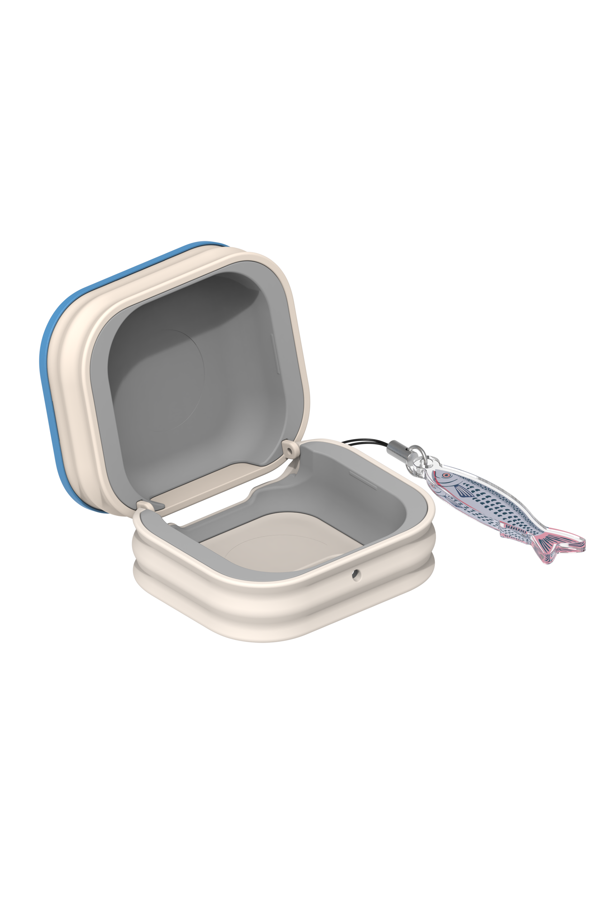 Galaxy Buds4 | Buds4 Pro Food Can Case FrontOpen Blue 