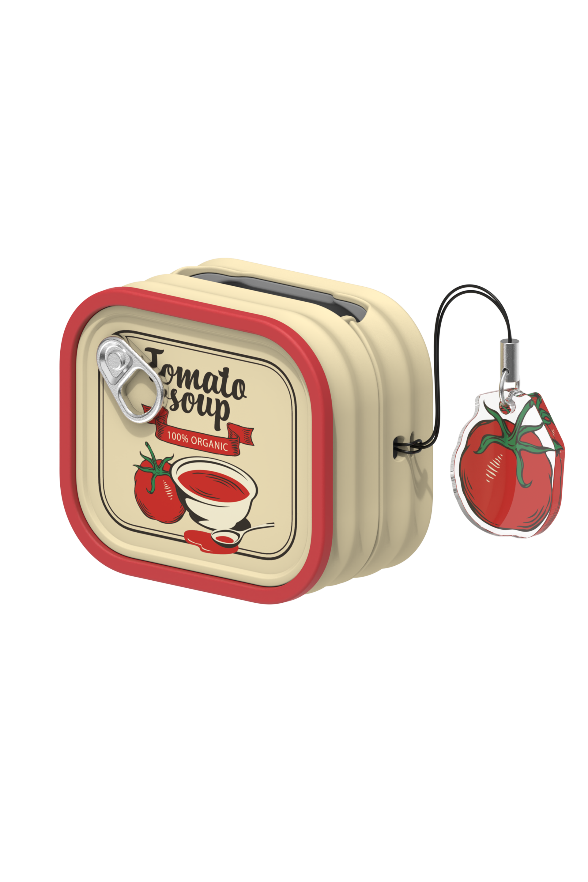 Galaxy Buds4 | Buds4 Pro Food Can Case SideOver Red 