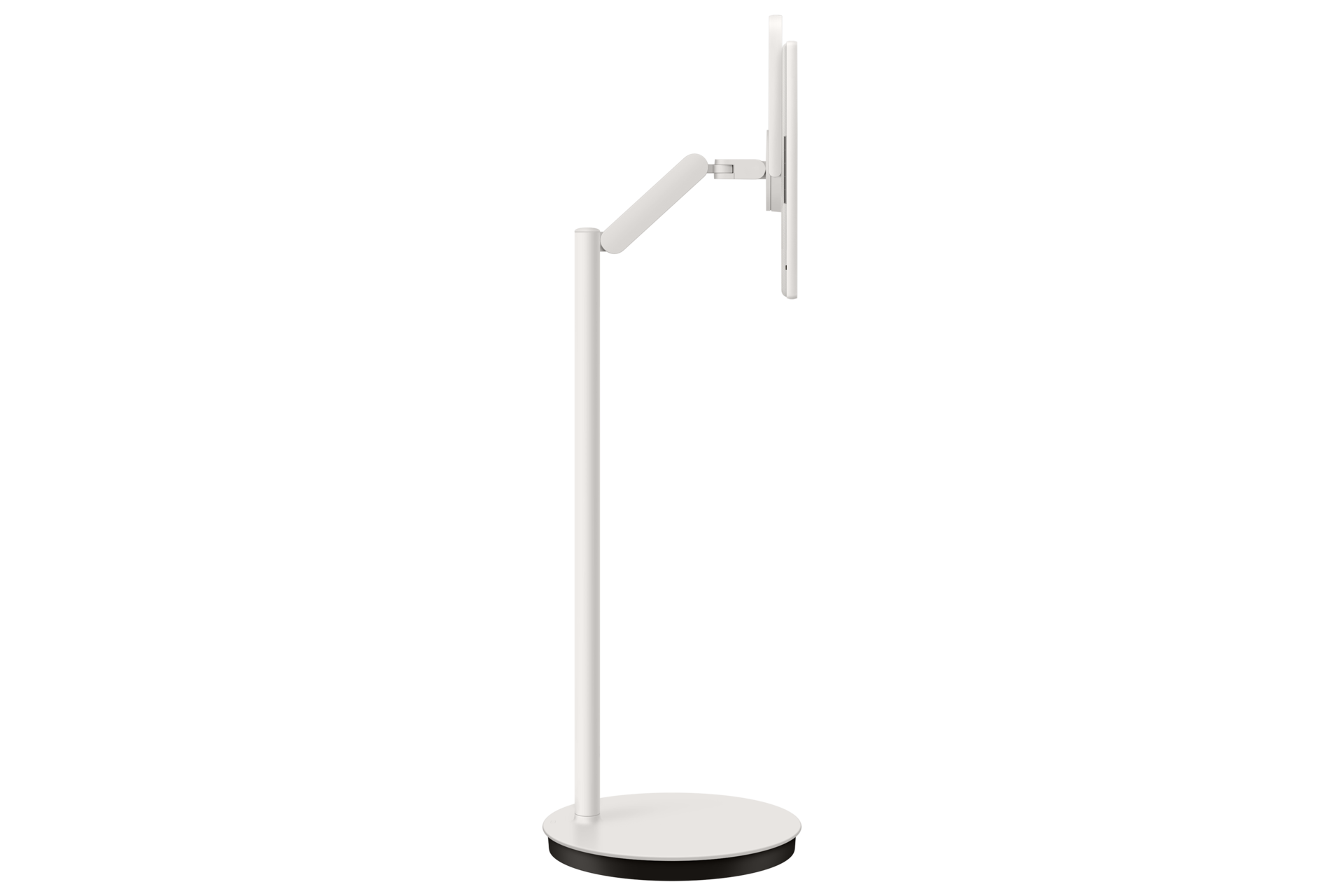 27" The Movingstyle LSM7F QHD Touch Interaction Movable Screen (2025) L-Side-With-Stand White The Movingstyle