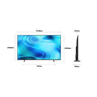 50" Crystal UHD U8000H 4K Samsung Vision AI Smart TV (2026) Titanium Gray