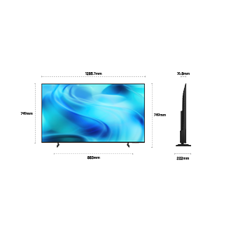 58" Crystal UHD U8000H 4K Samsung Vision AI Smart TV (2026) Titanium Gray