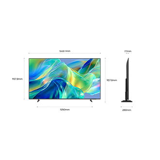 75" Mini LED M1EH 4K Samsung Vision AI Smart TV (2026) Titanium Black