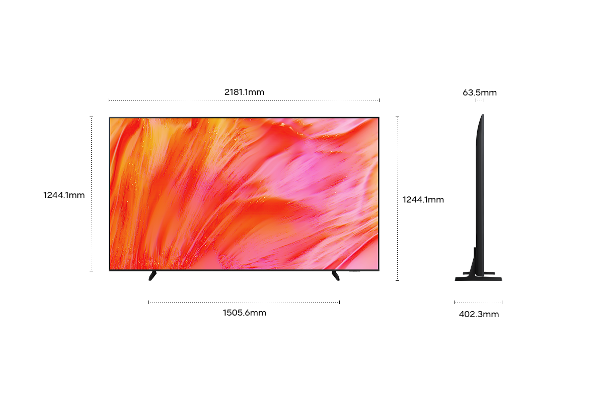 98" Crystal UHD U9000H 4K Samsung Vision AI Smart TV (2026) Graphite