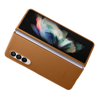Galaxy Z Fold3 皮革背蓋