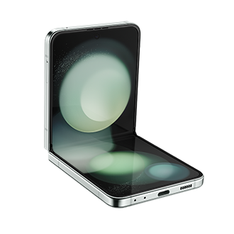 薄荷綠，不同角度之產品外觀 - Flex Mode