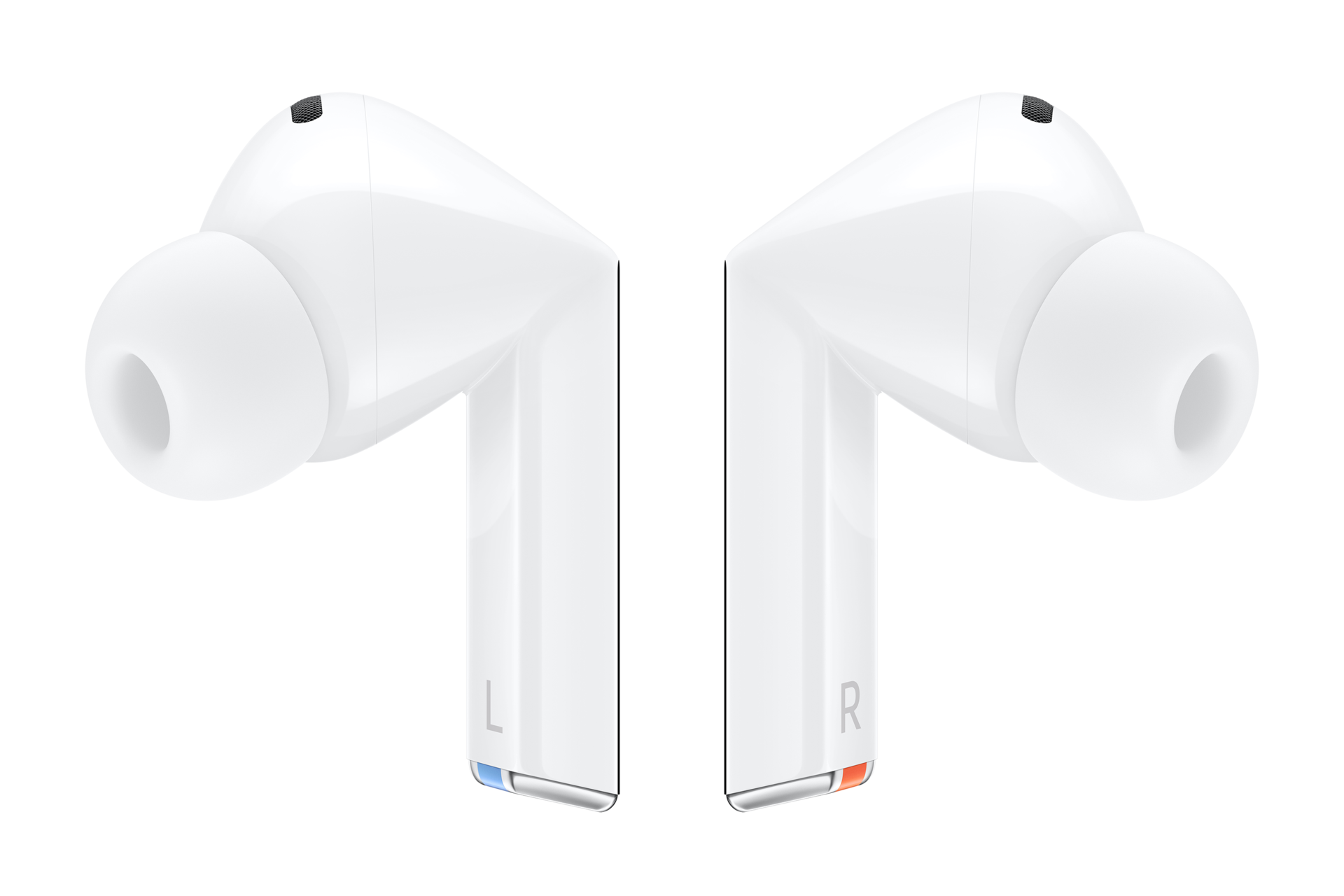 雲朵白，Buds 耳機外觀側面