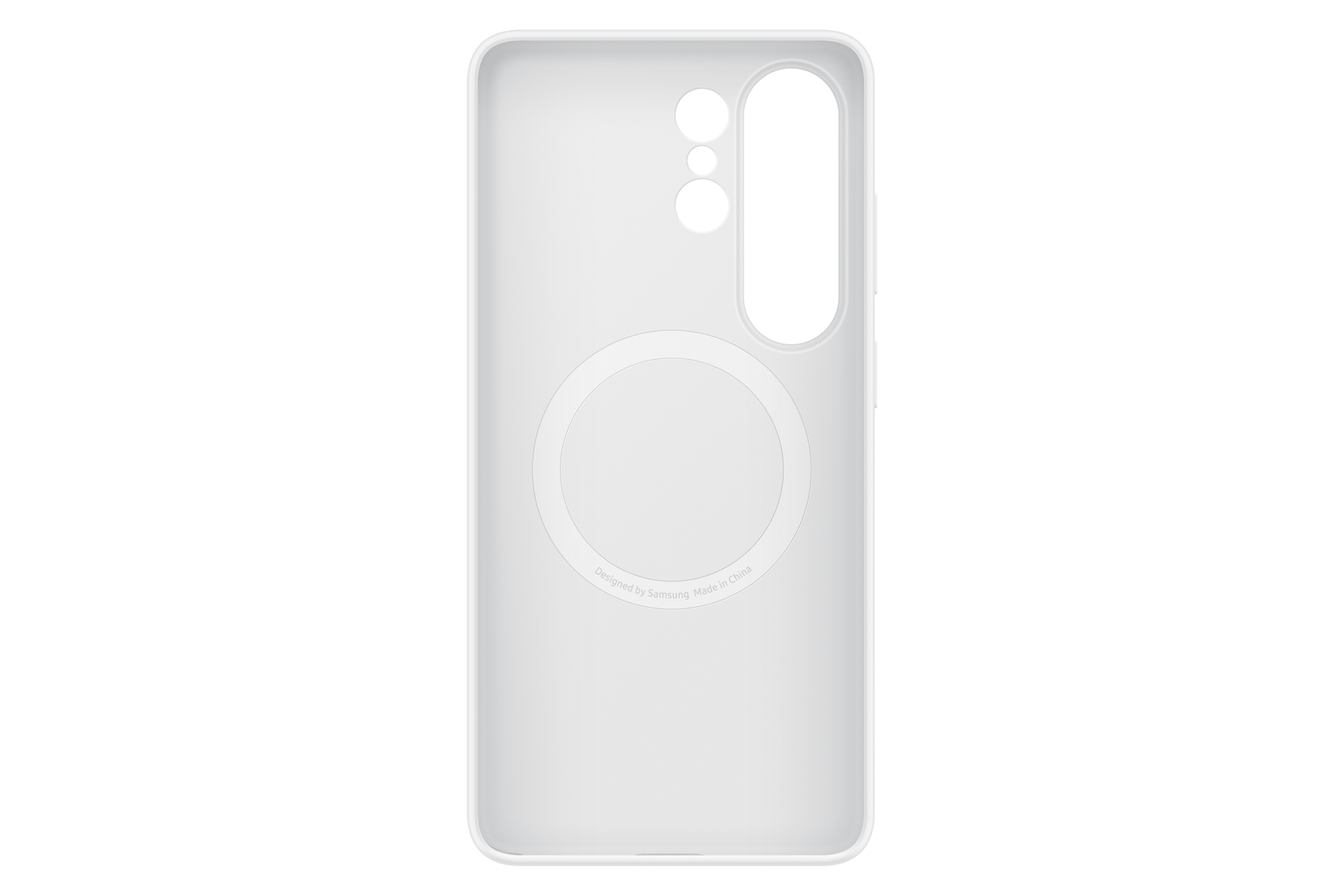 Galaxy S26 Ultra 矽膠磁吸保護殼 Back White 