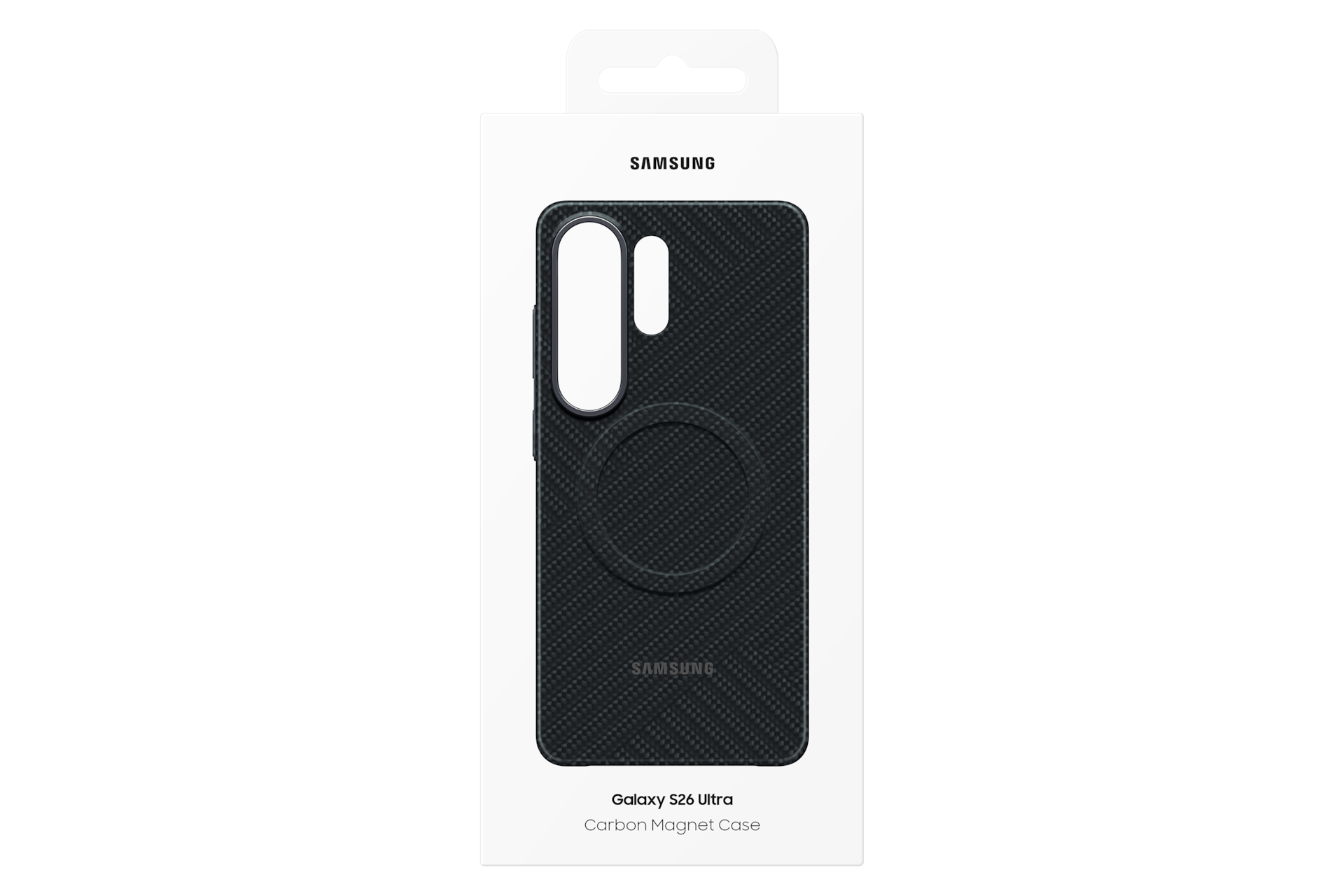 Galaxy S26 Ultra 碳纖維磁吸保護殼 Package Black 