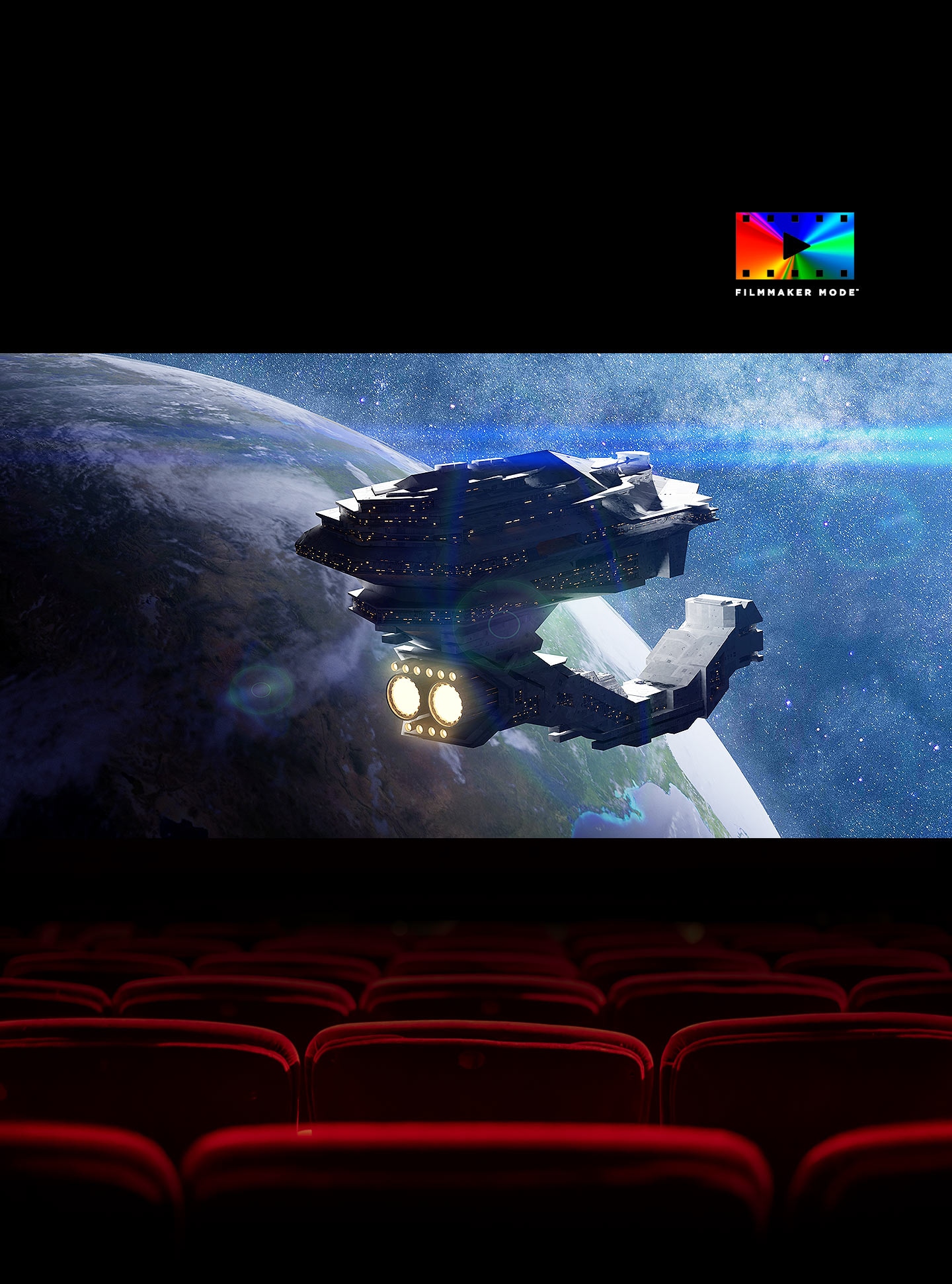 Premiere 是全球第一台運用 FILMMAKER MODE™ 在投影機上，讓導演的精彩畫面宛如親臨現場般體驗。