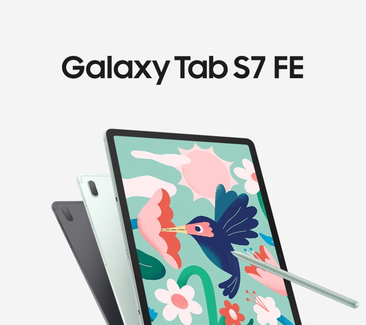 Galaxy Tab S7 FE 鍵盤套裝組星動綠64GB | SM-T733NLGYBRI | 台灣三星電子