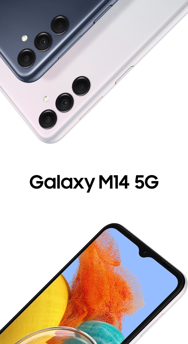 Galaxy M14 5G 冰雪藍64 GB | SM-M146BZBUBRI | 商務台灣三星