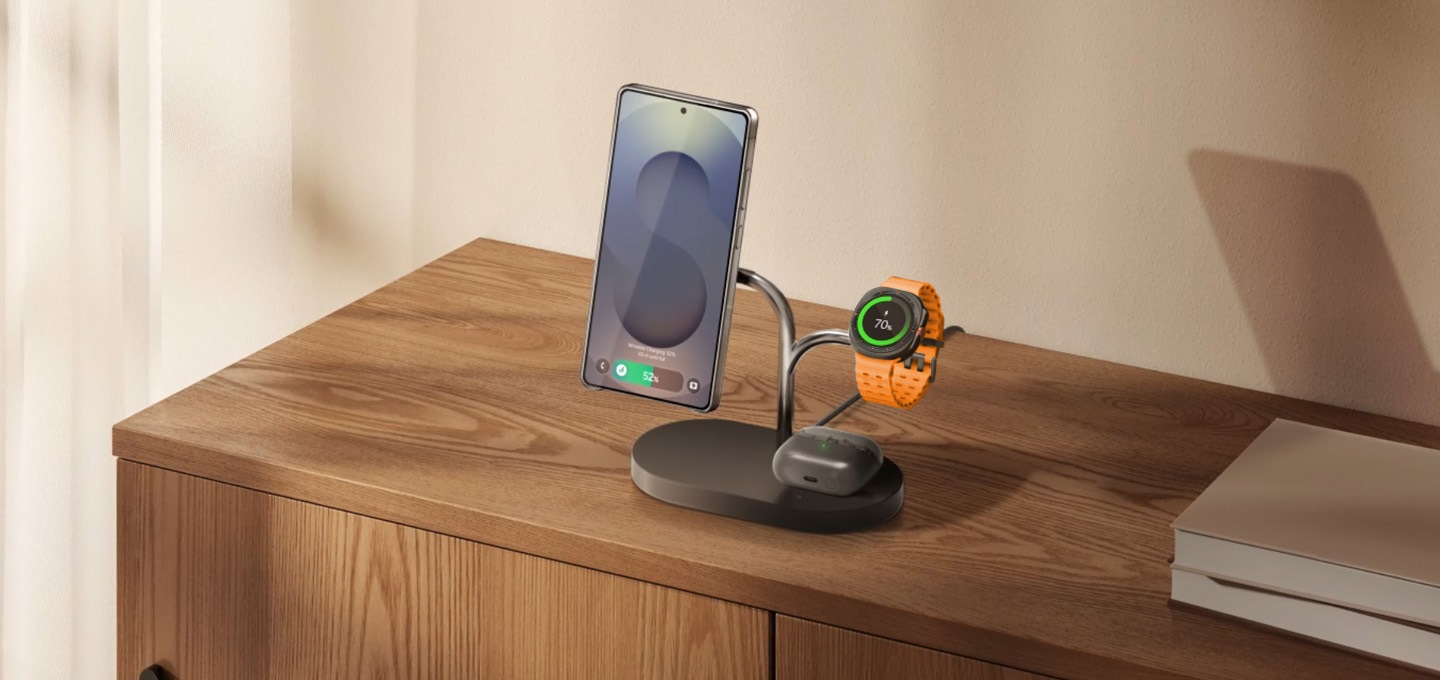 體驗 Qi2.0 技術帶來的升級版無線閃充。有了更快的充電速度與更好的效率，讓你能更聰明應對忙碌生活。