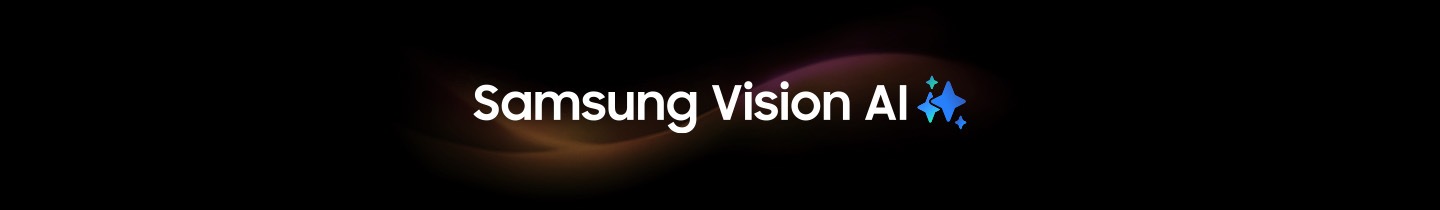 The words Samsung Vision AI with the Samsung AI logo.