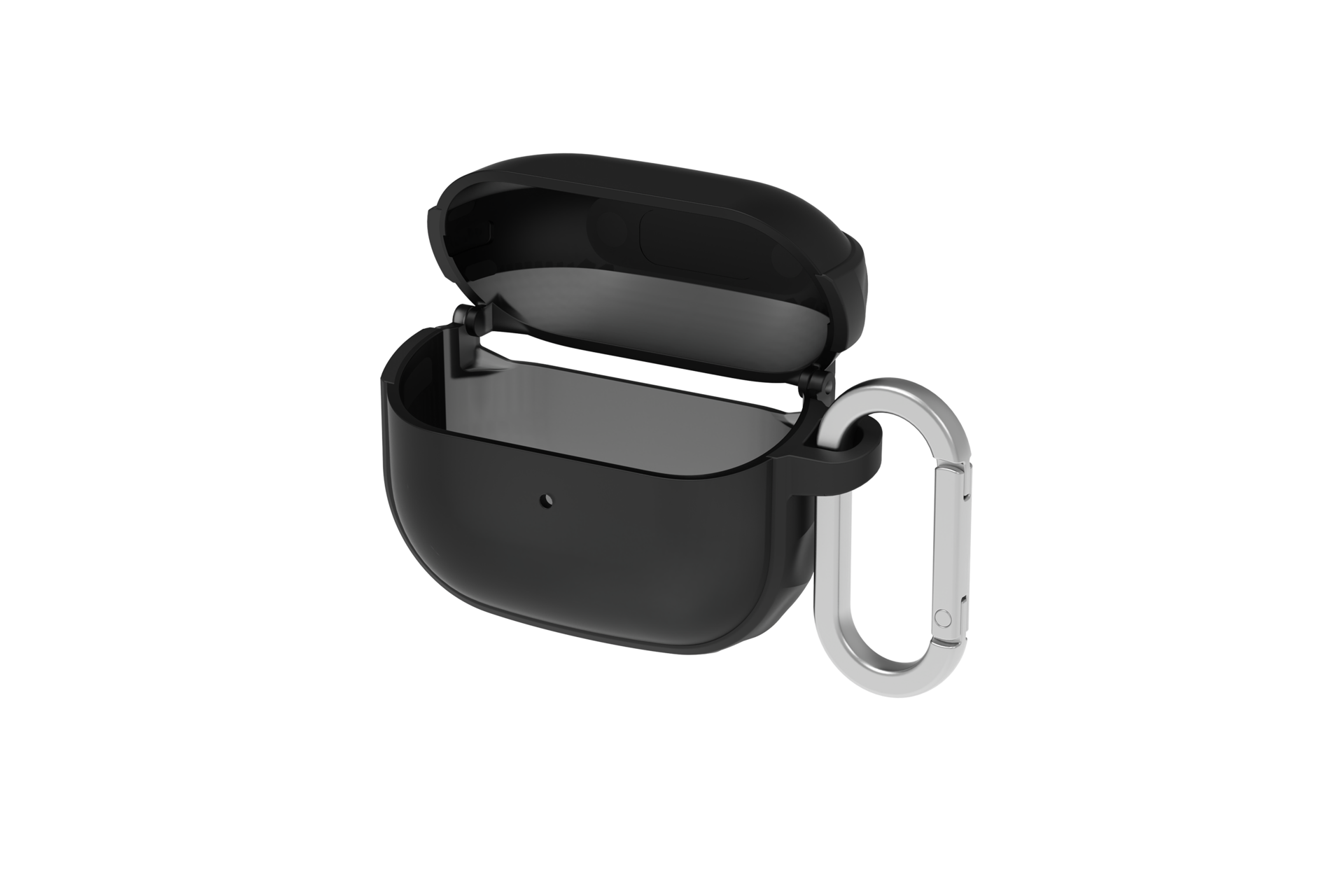 Galaxy Buds3 FE 防摔保護殼 ( 附登山扣 ) FrontOpen Black 