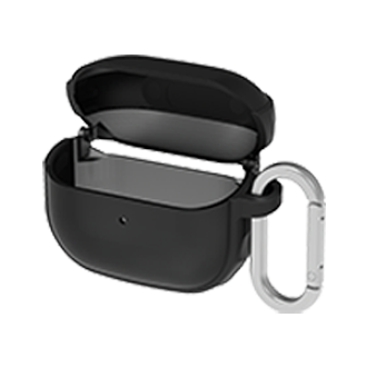 Galaxy Buds3 FE 防摔保護殼 ( 附登山扣 ) FrontOpen Black 