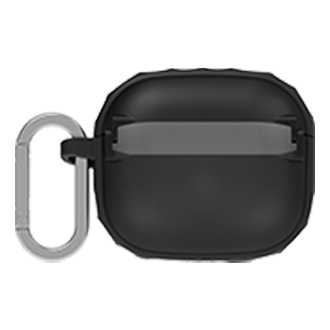 Galaxy Buds3 FE 防摔保護殼 ( 附登山扣 ) Back Black 