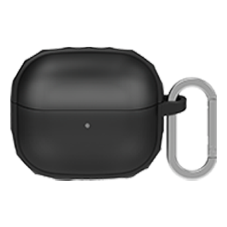 Galaxy Buds3 FE 防摔保護殼 ( 附登山扣 ) Front Black 