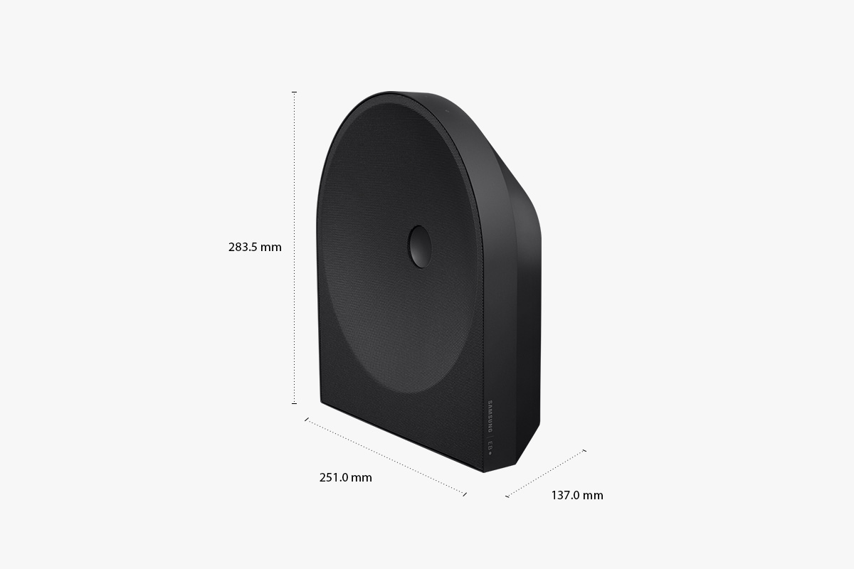 Music Studio 5 LS50H WiFi-藍牙 無線喇叭 (2026) 黑，尺寸規格