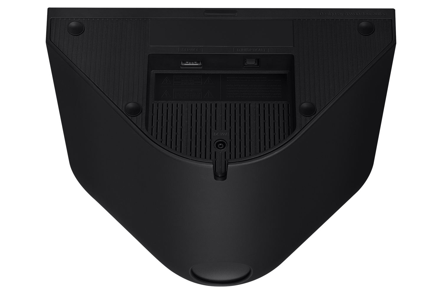 Music Studio 5 LS50H WiFi-藍牙 無線喇叭 (2026) 黑，機身插槽