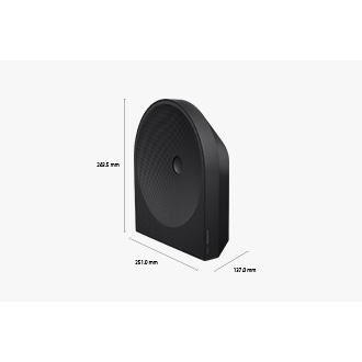 Music Studio 5 LS50H WiFi-藍牙 無線喇叭 (2026) 黑，尺寸規格