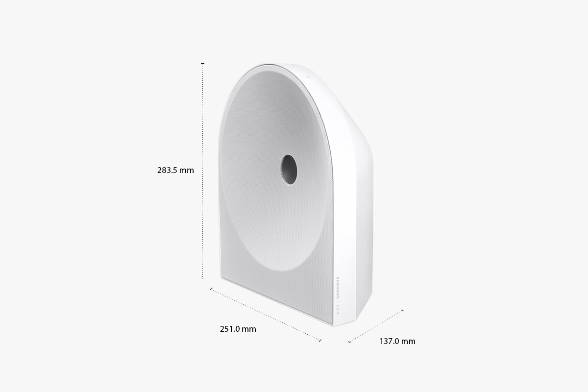 Music Studio 5 LS51H WiFi-藍牙 無線喇叭 (2026) 白，尺寸規格