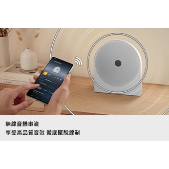 Music Studio 5 LS51H WiFi-藍牙 無線喇叭 (2026) 白，無線音樂串流