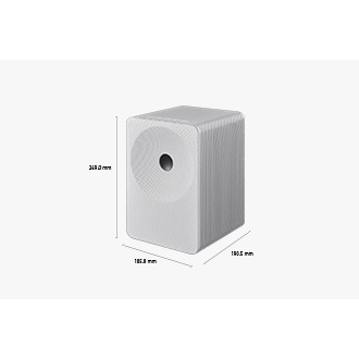 Music Studio 7 LS71H WiFi-藍牙 無線喇叭 (2026) 白，尺寸規格