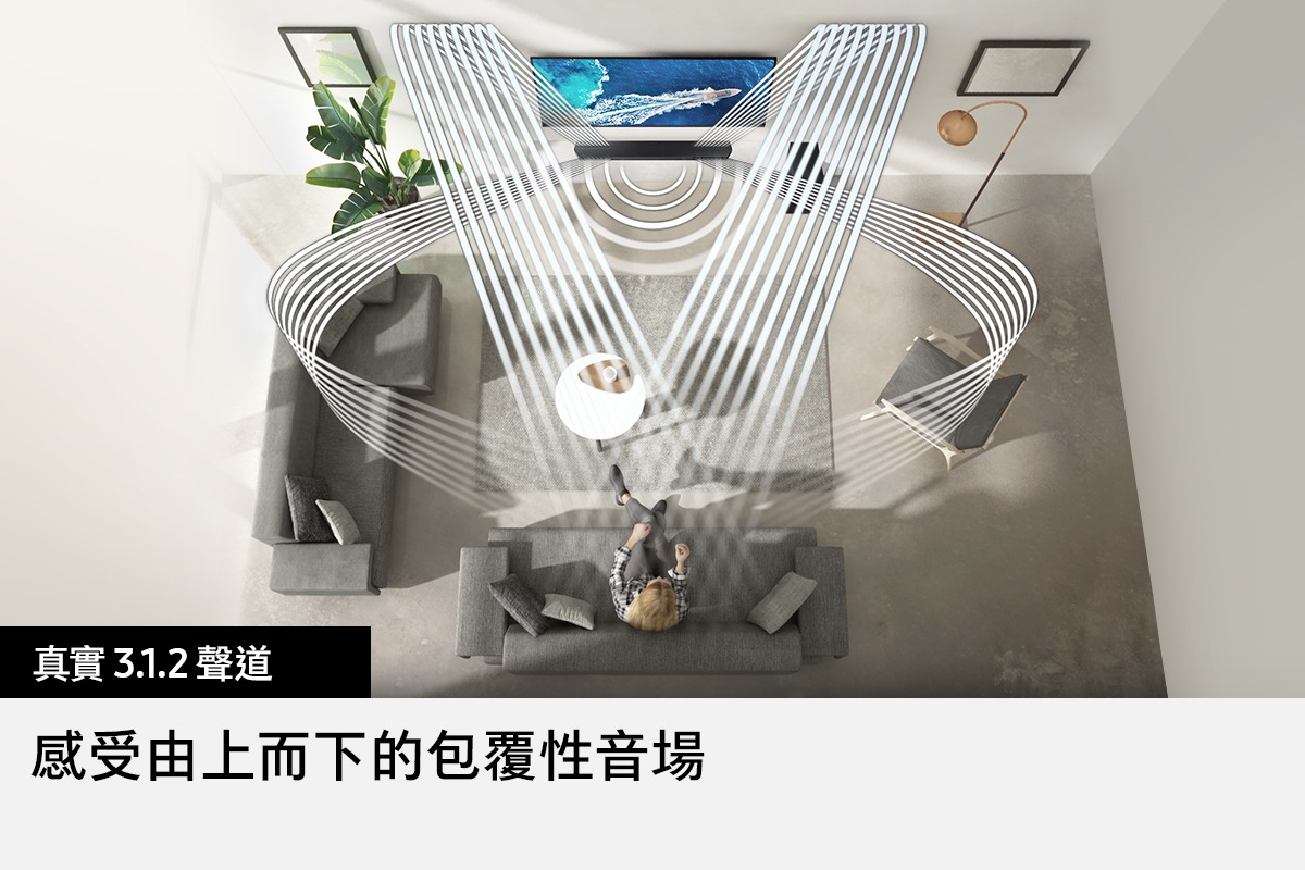 功能特色 - 真實 3.1.2 聲道