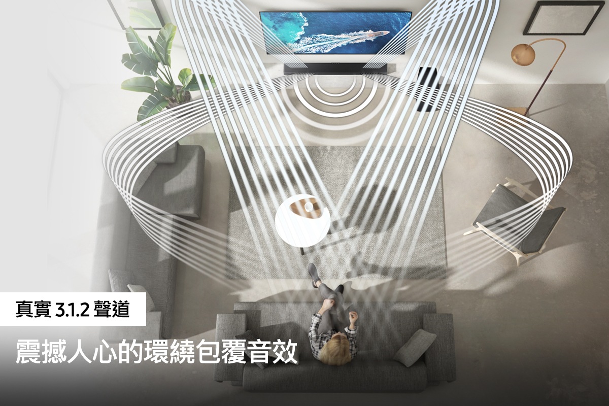 3.1.2 Ch Soundbar Q700A 特色