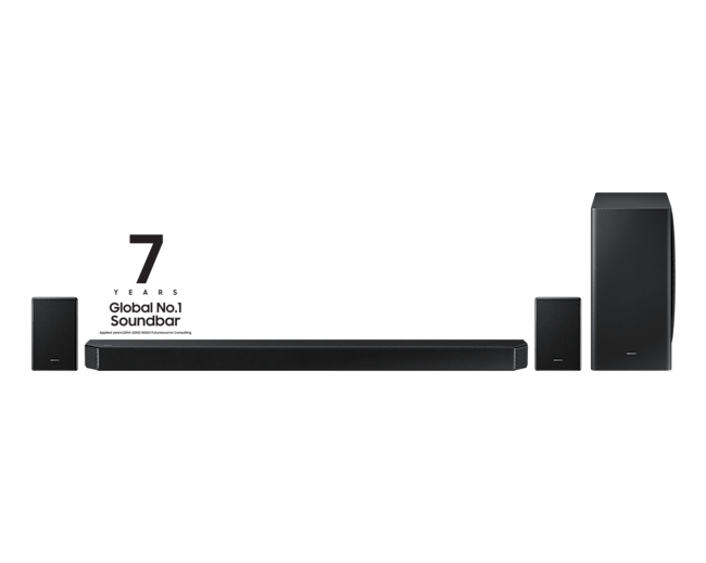 11.1.4 Ch Soundbar Q950A	產品組合正面，黑