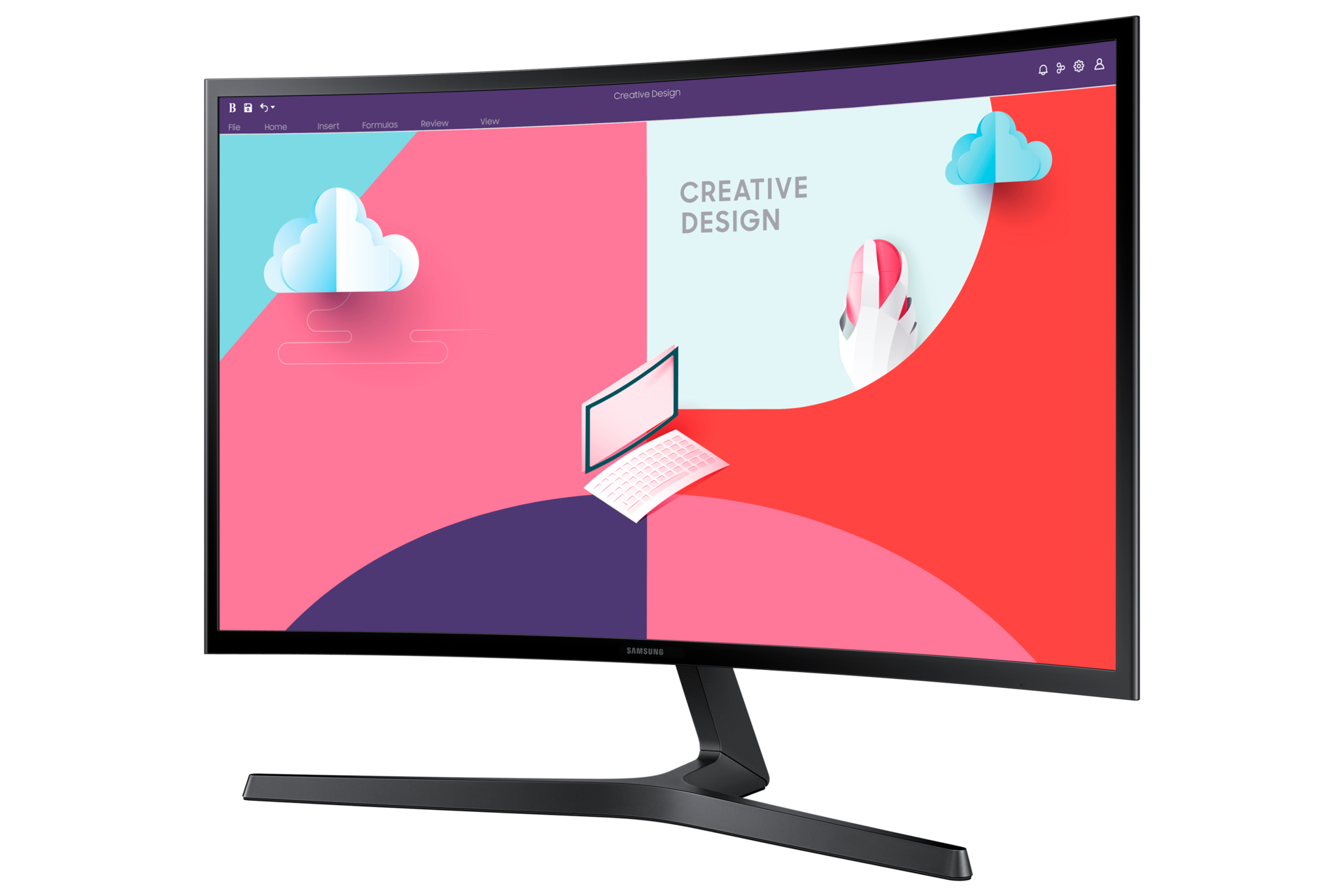 黑，不同角度之產品外觀