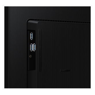 黑，產品外觀細節 (連接埠)