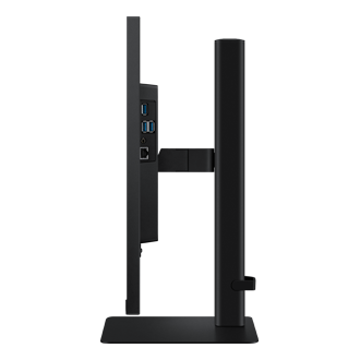 黑，產品外觀側面 (調整螢幕高度)