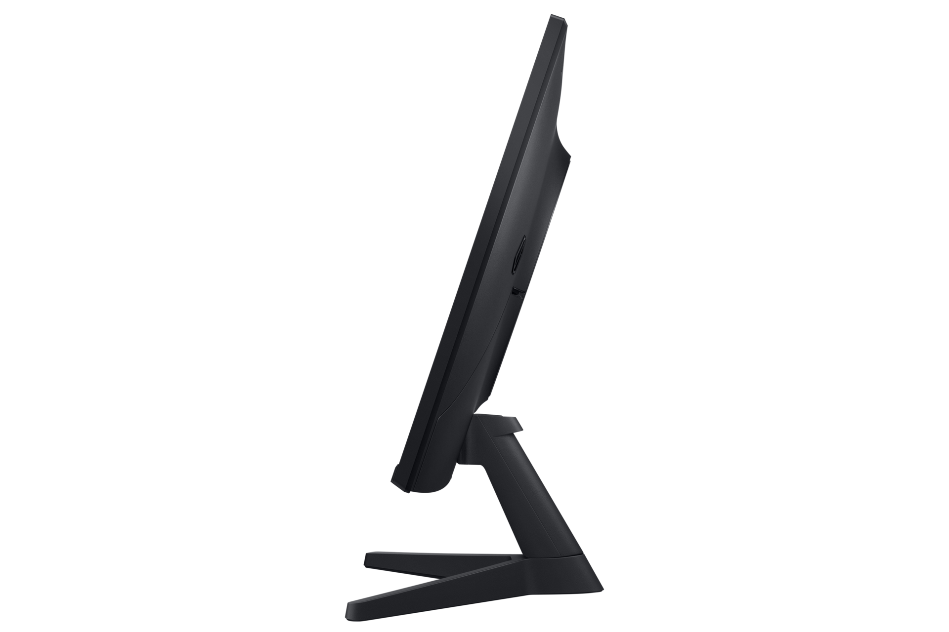 27吋 Odyssey G5 平面電競顯示器 G53F 外觀側面 (調整螢幕傾角)，黑