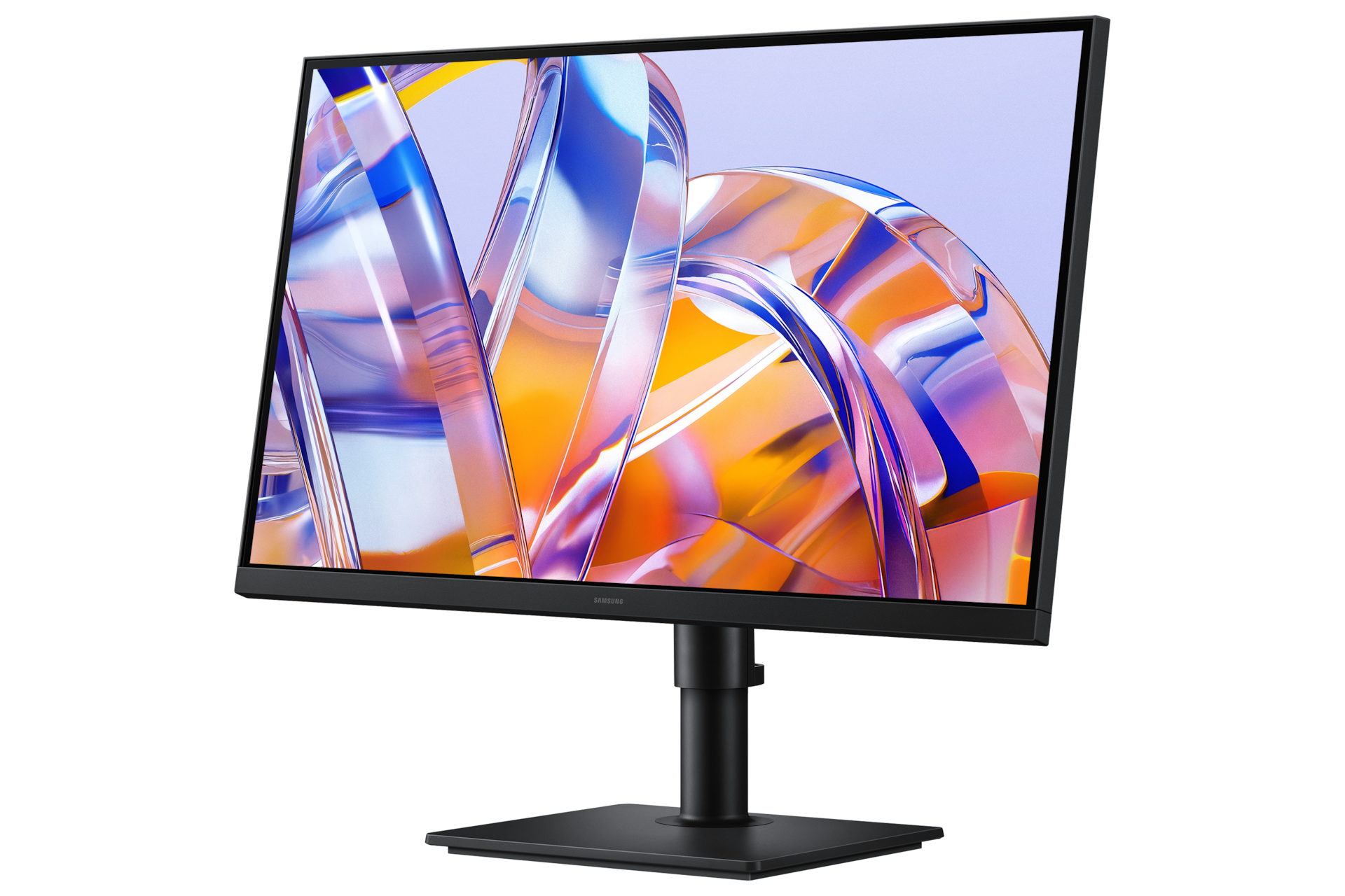 27吋 ViewFinity S8 S80UH 4K UHD 高解析度平面顯示器特定角度，黑