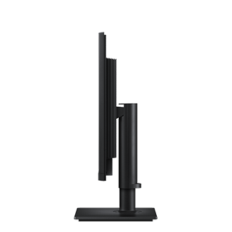 27吋 ViewFinity S8 S80UH 4K UHD 高解析度平面顯示器右側 (調整螢幕高度)，黑