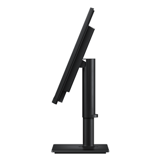 27吋 ViewFinity S8 S80UH 4K UHD 高解析度平面顯示器右側 (調整螢幕傾角)，黑
