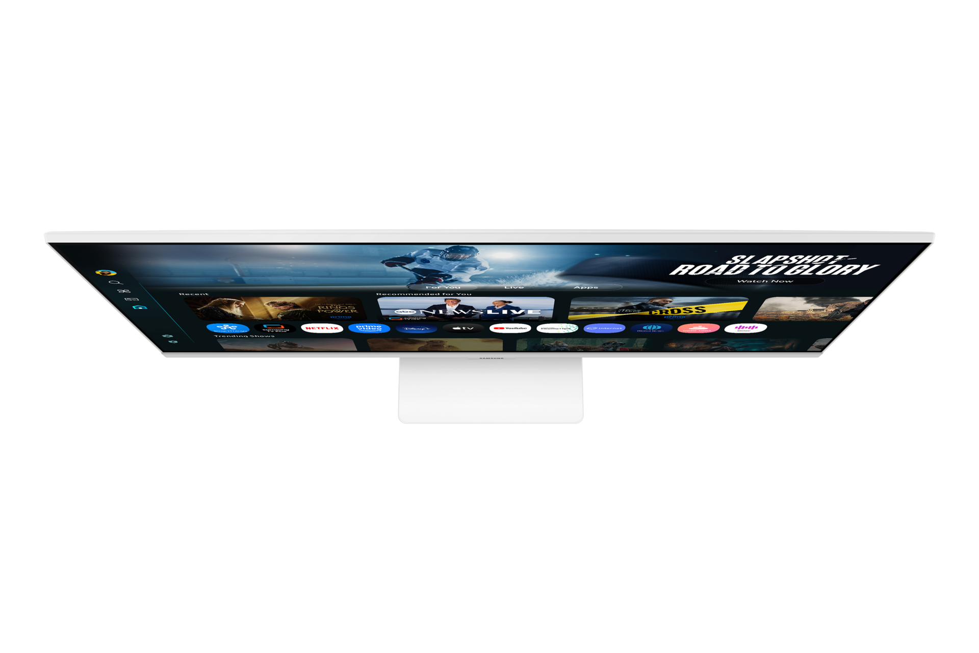 白，不同角度之產品外觀