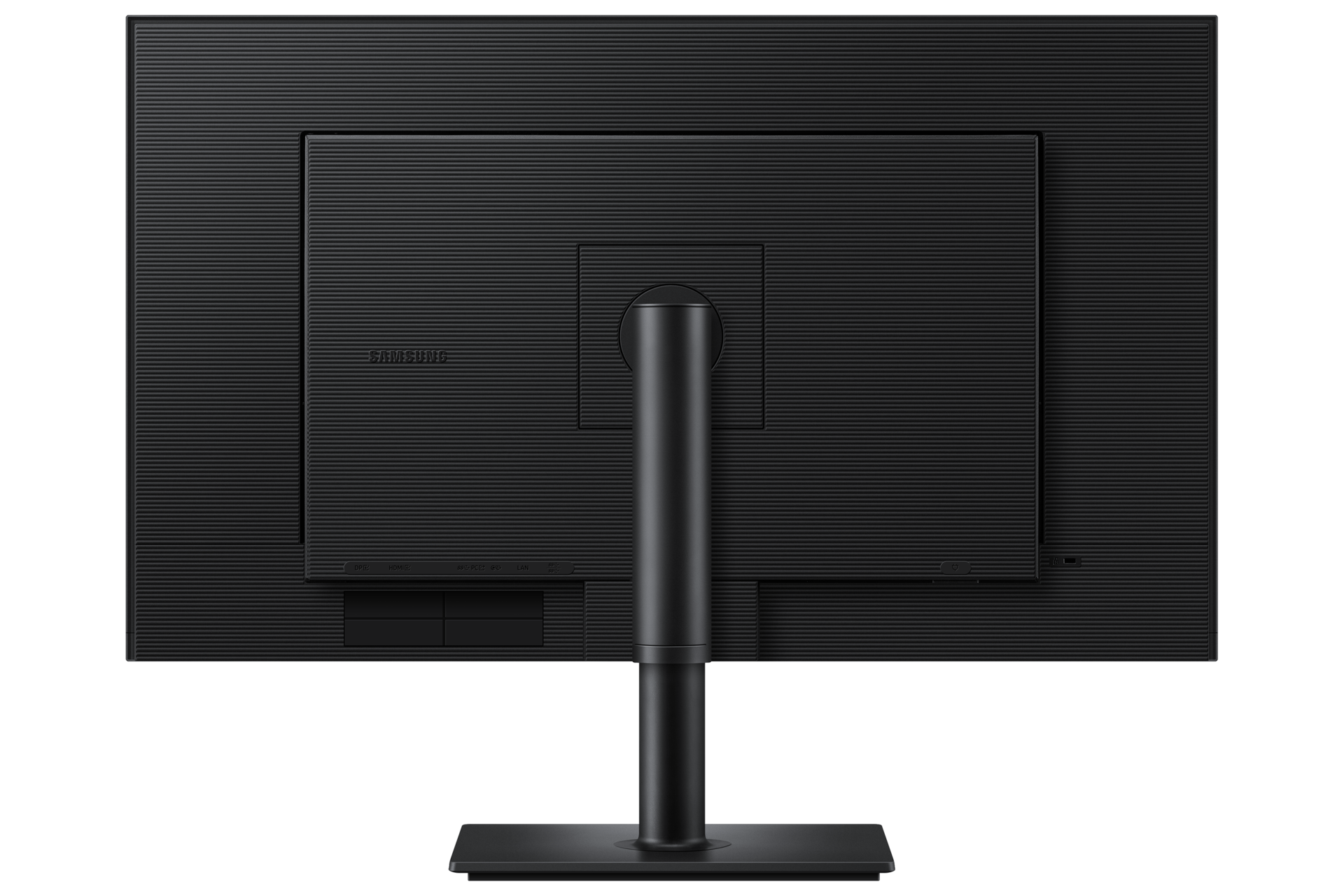 32吋 ViewFinity S8 S80UH 4K UHD 高解析度平面顯示器背面，黑