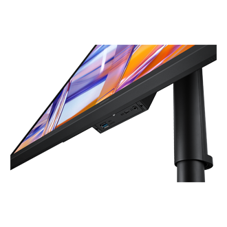 32吋 ViewFinity S8 S80UH 4K UHD 高解析度平面顯示器細節，黑