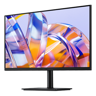 32吋 ViewFinity S8 S80UH 4K UHD 高解析度平面顯示器正面 (右30度)，黑