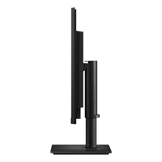 32吋 ViewFinity S8 S80UH 4K UHD 高解析度平面顯示器右側，黑