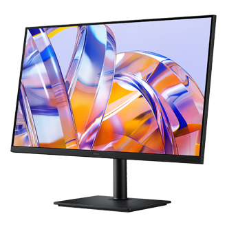 32吋 ViewFinity S8 S80UH 4K UHD 高解析度平面顯示器特定角度，黑