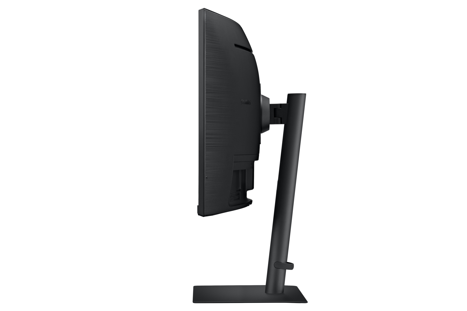 黑，產品外觀側面 (HAS 可上下調整支架)